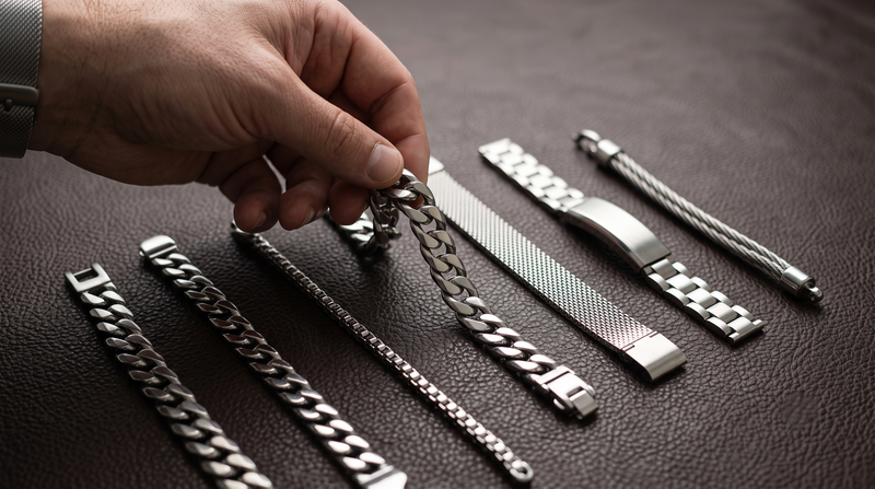 Pulseras de acero para hombres en Perú: guía para elegir la tuya